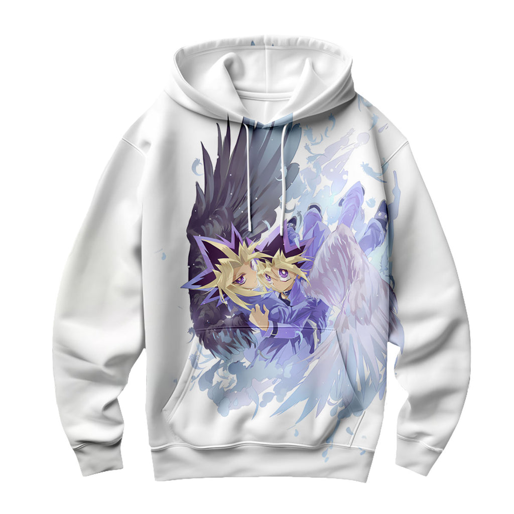 Yugioh Dark Yugi With Winged Blueeyes Battle Anime Apparel