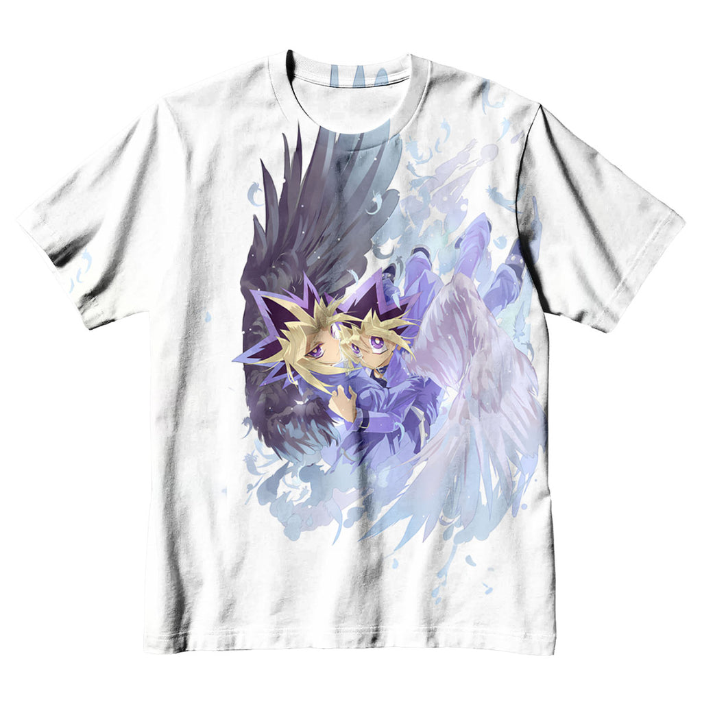 Yugioh Dark Yugi With Winged Blueeyes Battle Anime Apparel