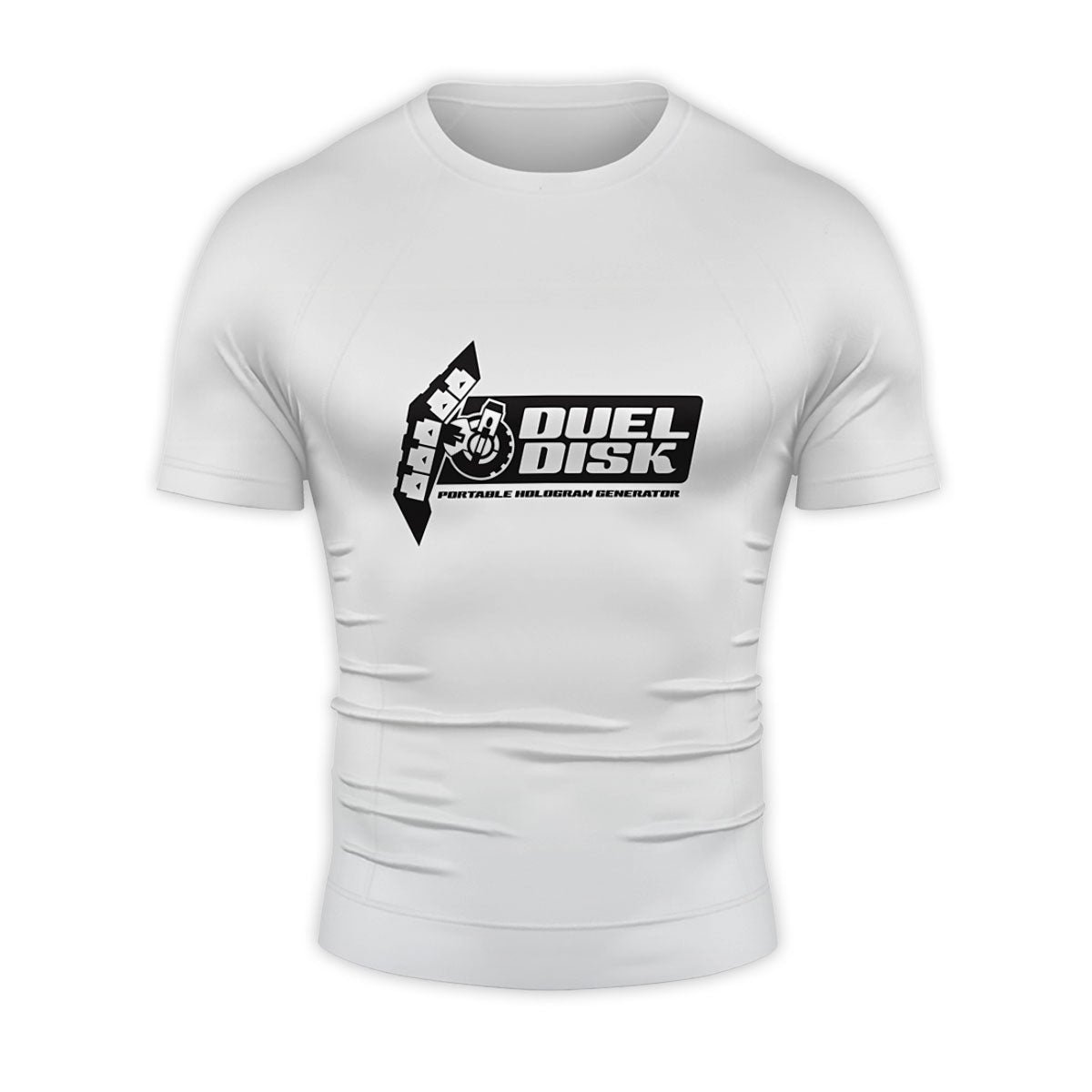 Yugioh Duel Disk Symbol Black White Anime Apparel