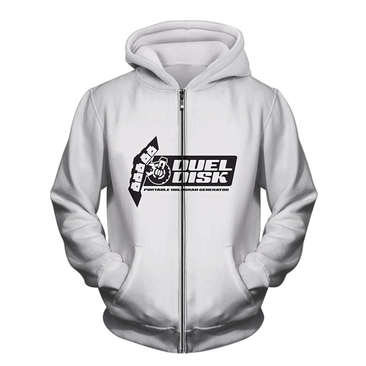 Yugioh Duel Disk Symbol Black White Anime Apparel