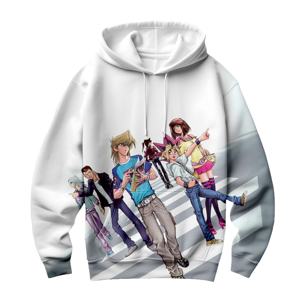 Yugioh Duel Monsters Characters Standing In A Row Anime Apparel