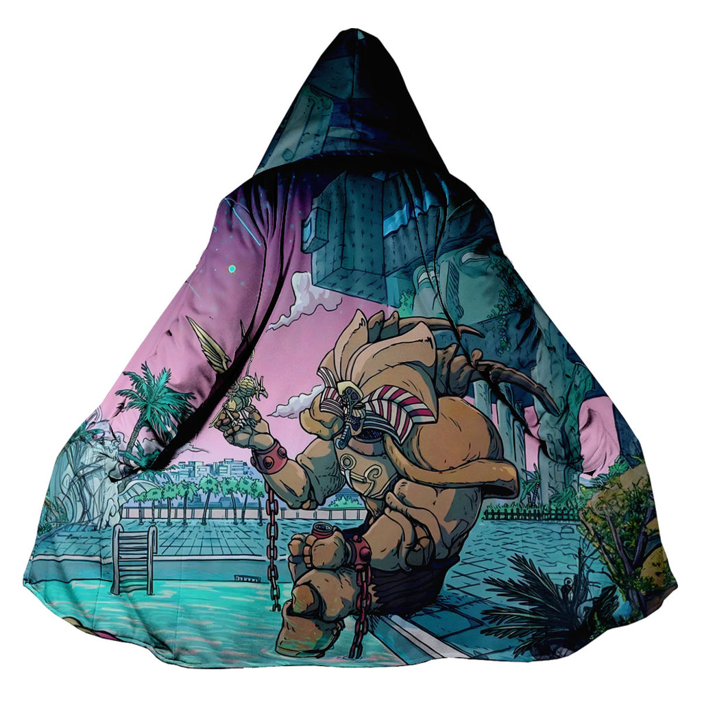 Yugioh Exodia Sitting By Pink Poolside Anime Apparel