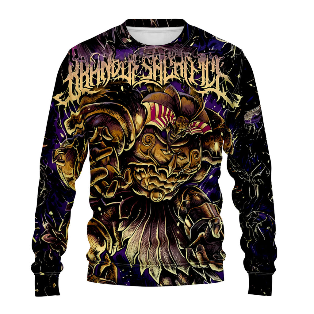 Yugioh Exodia Standing Amidst Deep Purple And Gold Anime Apparel