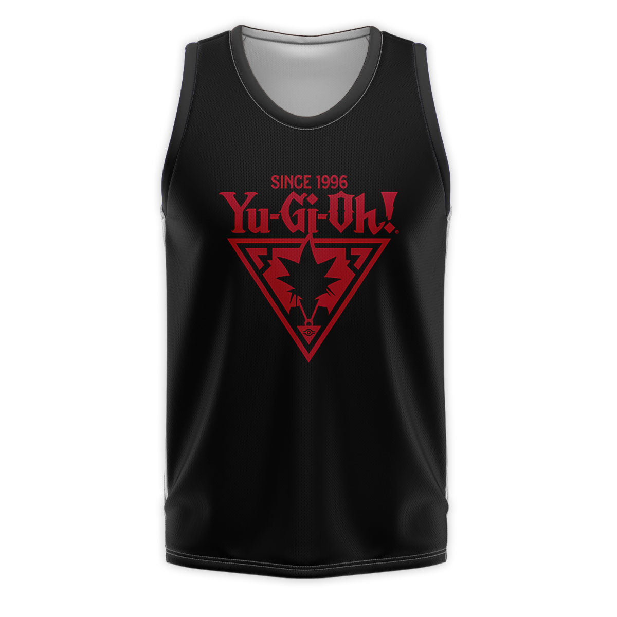 Yugioh Red Black Emblem Glowing With Dark Aura Anime Apparel