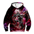 Yugioh Redeyes Black Dragon Dark Red And Purple Anime Apparel