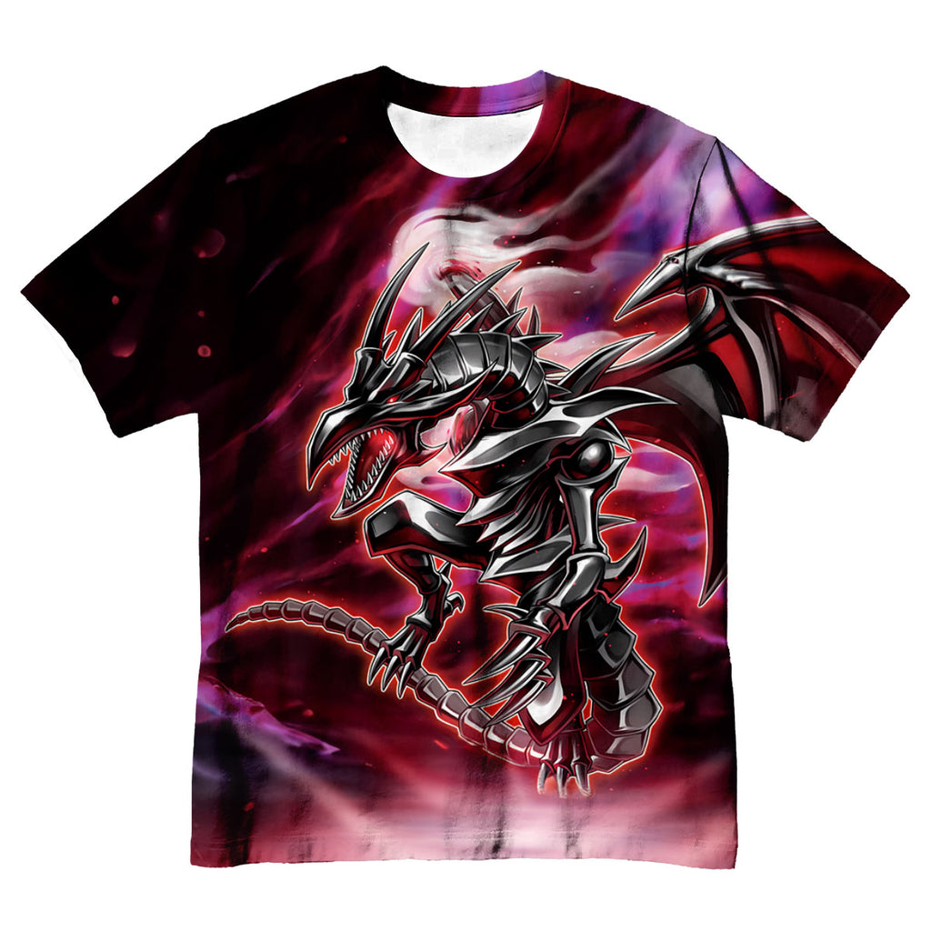 Yugioh Redeyes Black Dragon Dark Red And Purple Anime Apparel