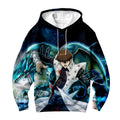 Yugioh Seto Kaiba Holding Blue Eyes White Dragon Card Deck Anime Apparel