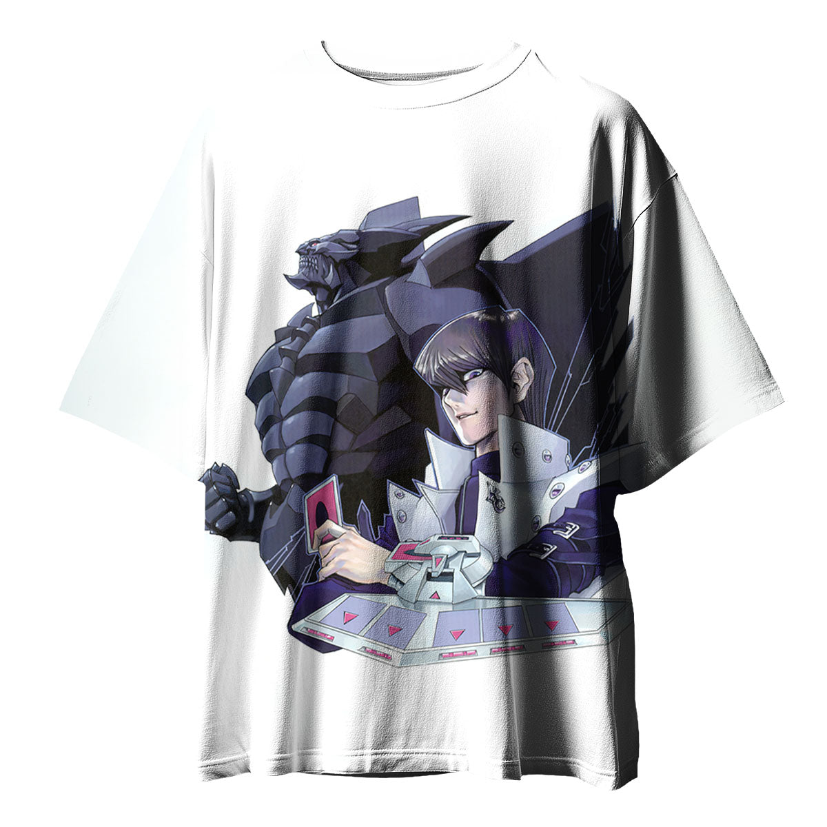Yugioh Seto Kaiba Holding Obelisk The Tormentor Dark Card Anime Apparel