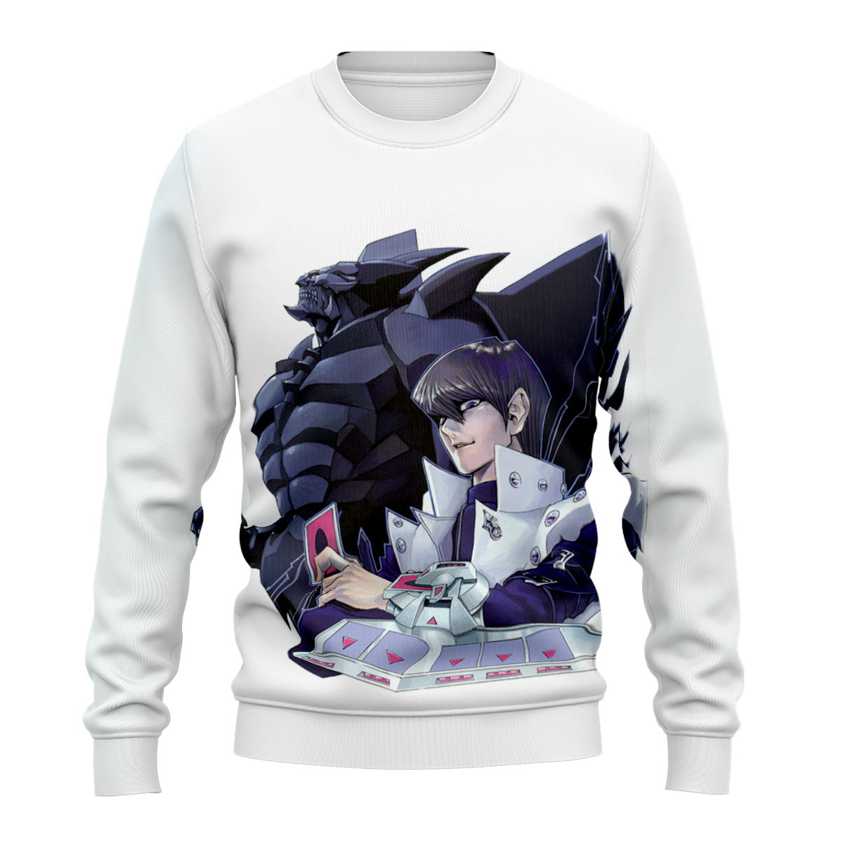 Yugioh Seto Kaiba Holding Obelisk The Tormentor Dark Card Anime Apparel