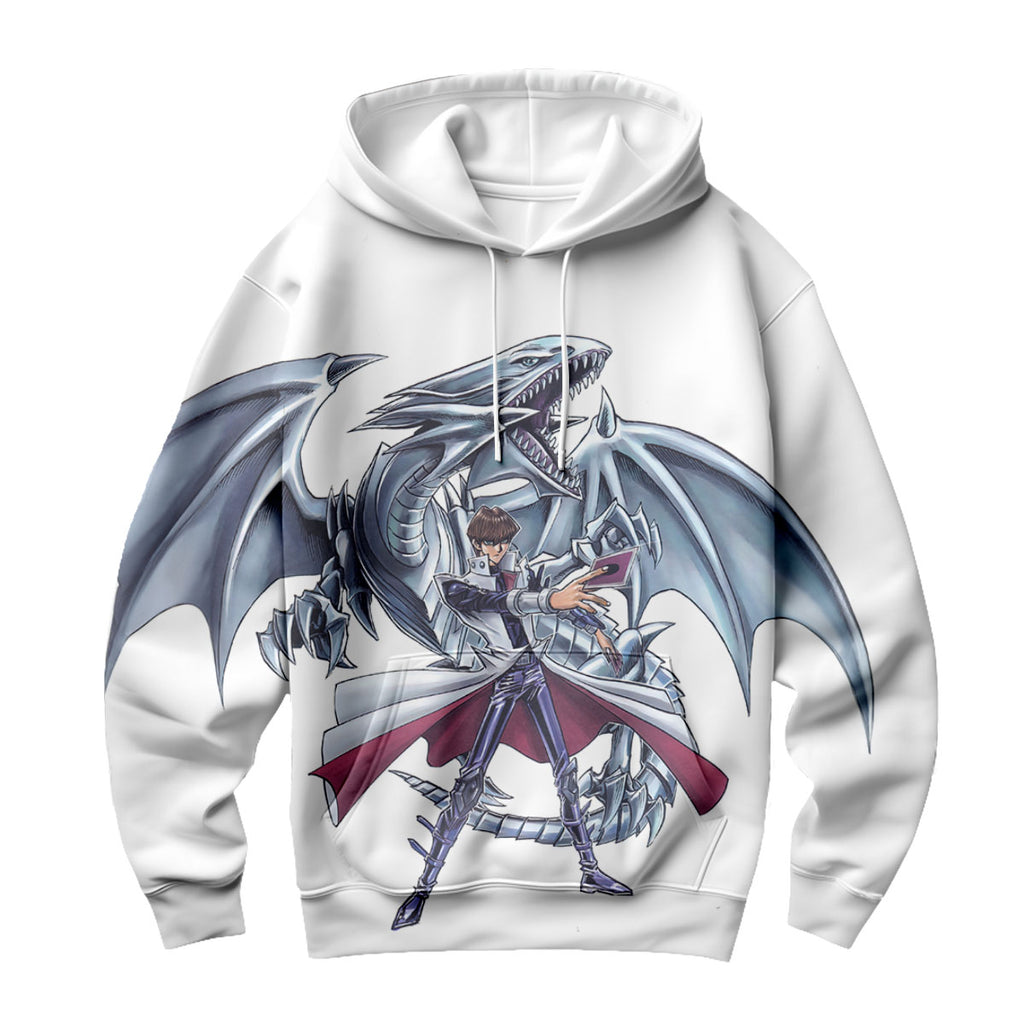 Yugioh Seto Kaiba Silver Blueeyes White Dragon Anime Apparel