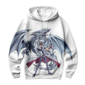 Yugioh Seto Kaiba Silver Blueeyes White Dragon Anime Apparel
