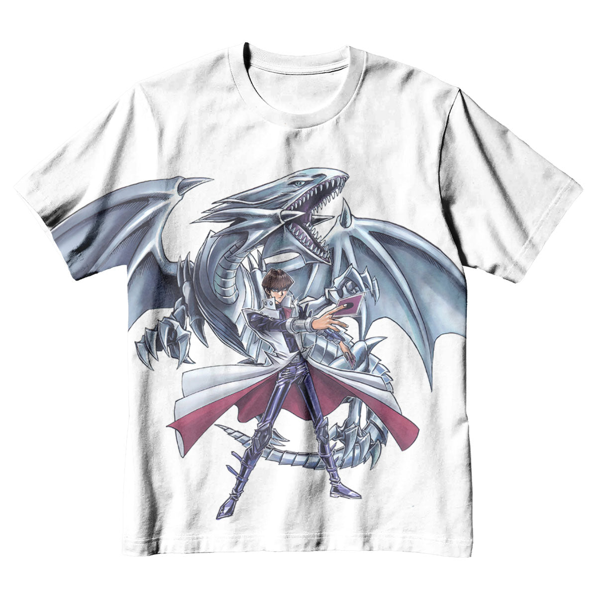 Yugioh Seto Kaiba Silver Blueeyes White Dragon Anime Apparel