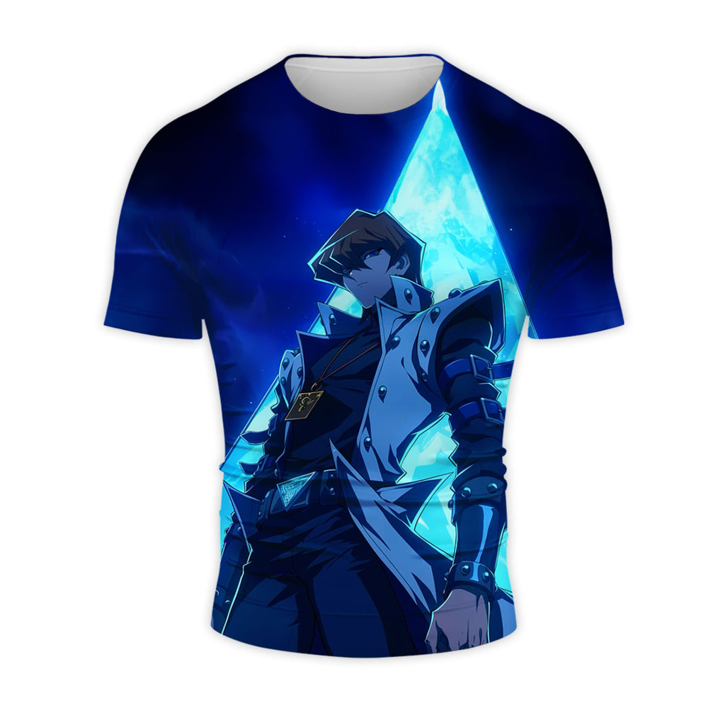 Yugioh Seto Kaiba Standing Inside Blue Crystal Anime Apparel