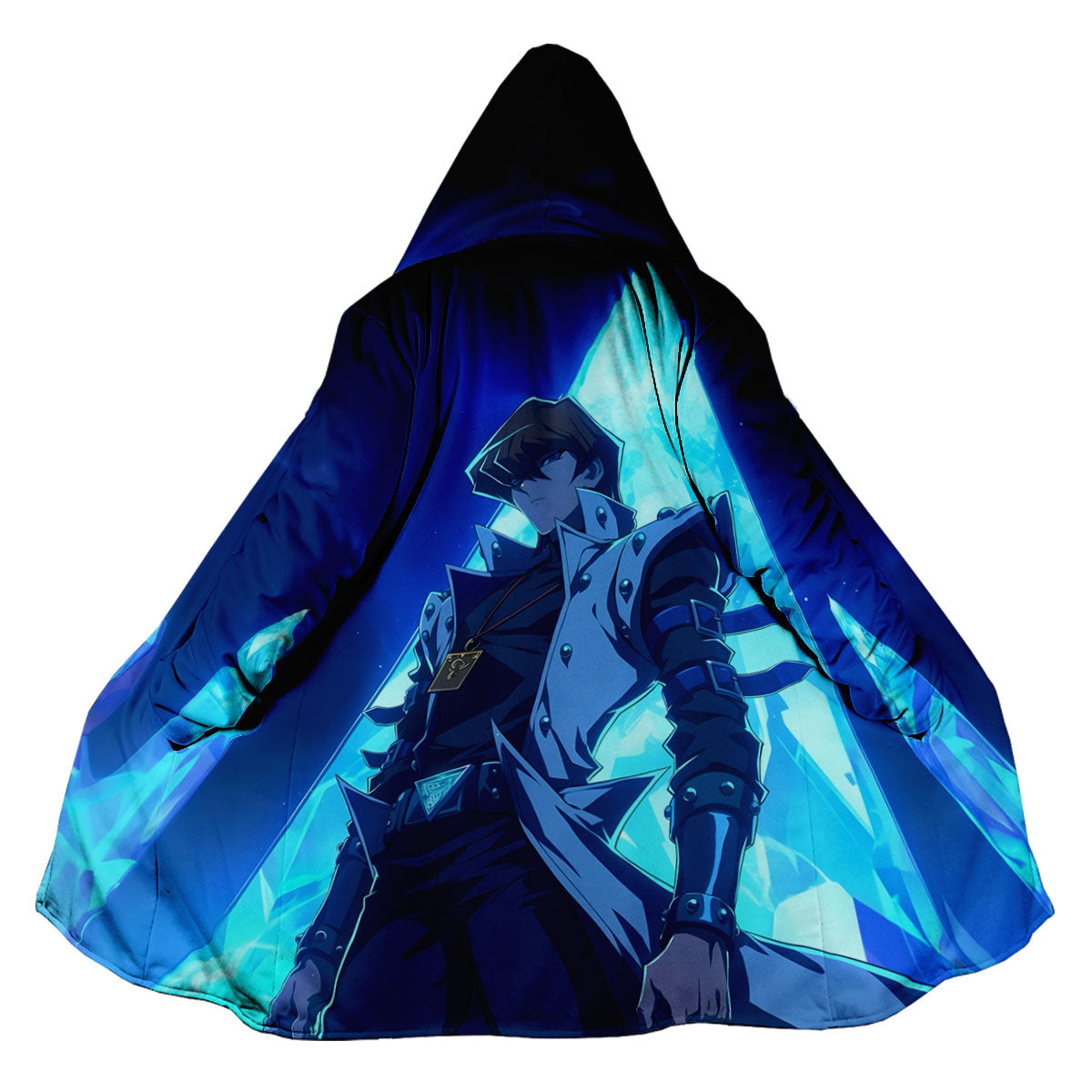 Yugioh Seto Kaiba Standing Inside Blue Crystal Anime Apparel