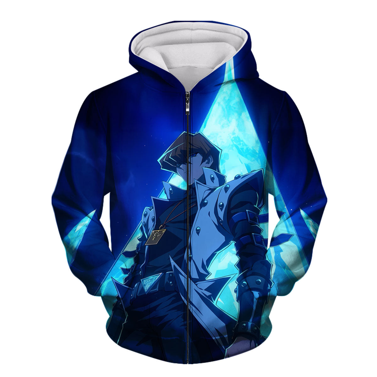 Yugioh Seto Kaiba Standing Inside Blue Crystal Anime Apparel