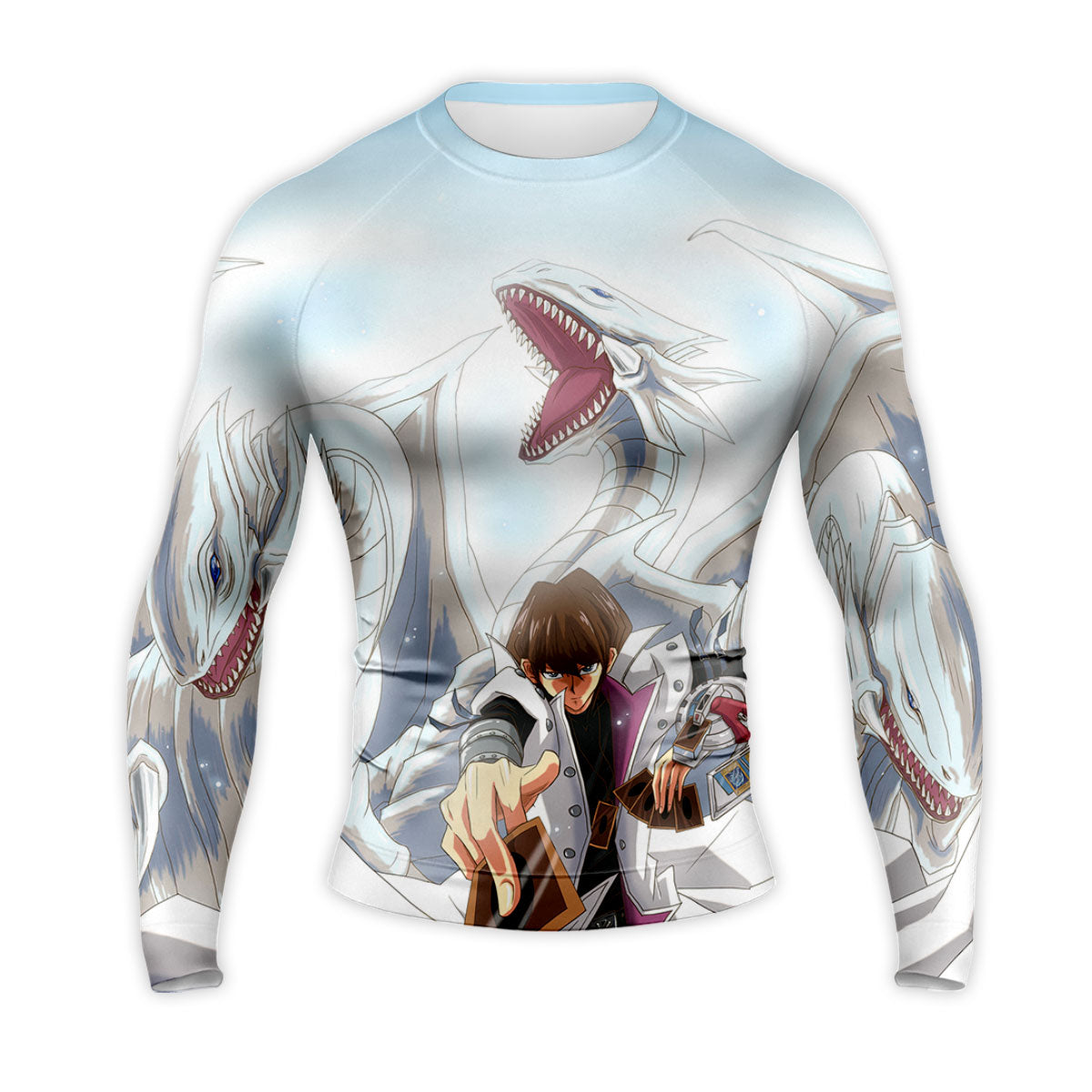 Yugioh Seto Kaiba With Blue Eyes White Dragon_1 Anime Apparel