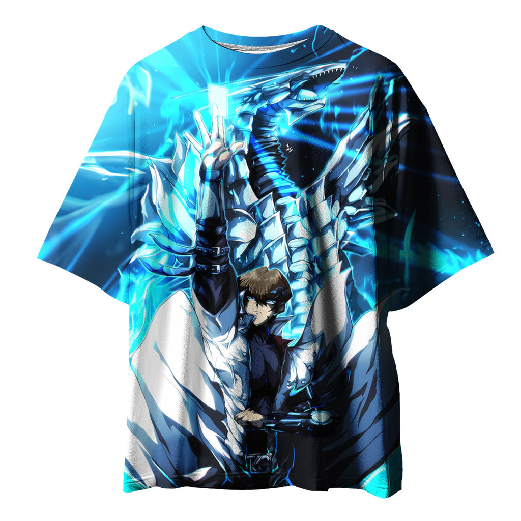 Yugioh Seto Kaiba With Blue Eyes White Dragon Anime Apparel