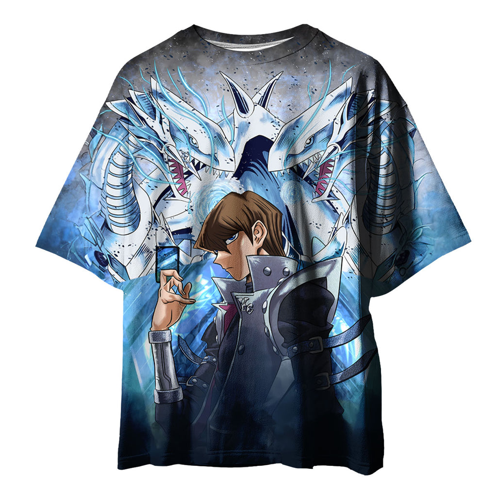 Yugioh Seto Kaiba With Blueeyes White Dragon Anime Apparel
