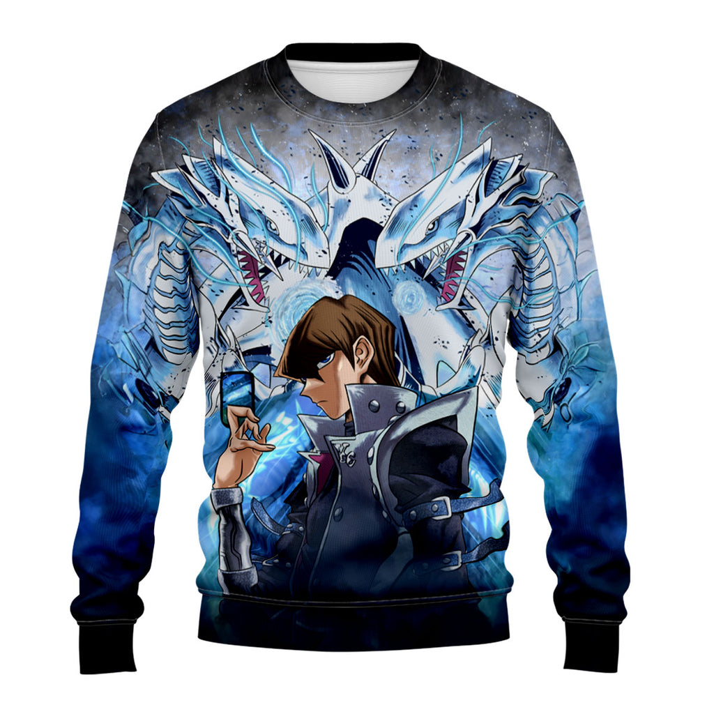 Yugioh Seto Kaiba With Blueeyes White Dragon Anime Apparel