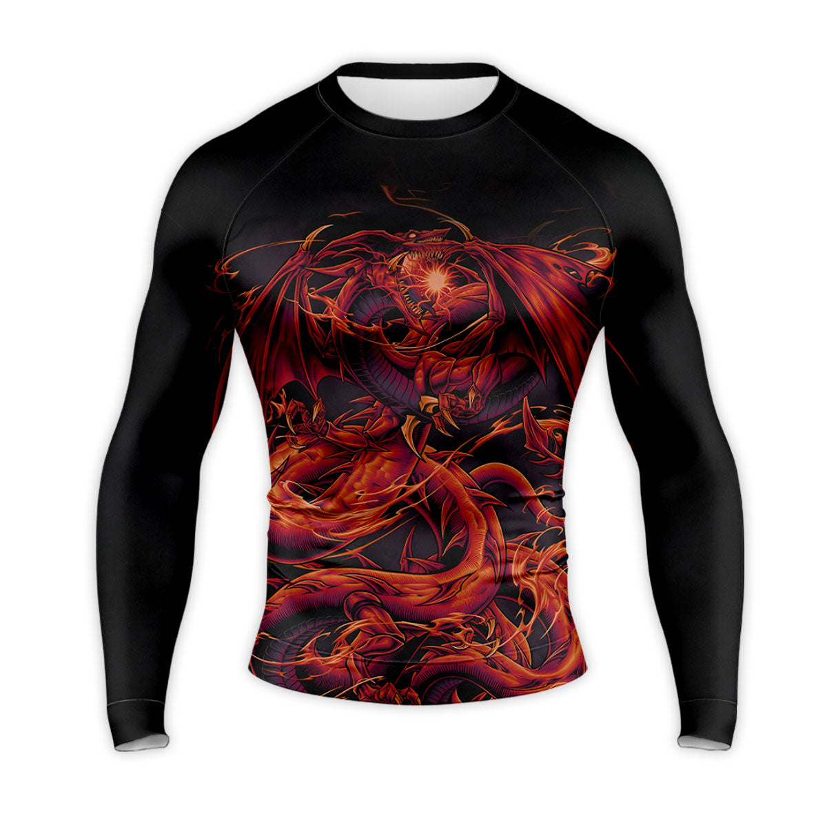 Yugioh Slifer The Sky Dragon Coiled In Crimson Aura Anime Apparel