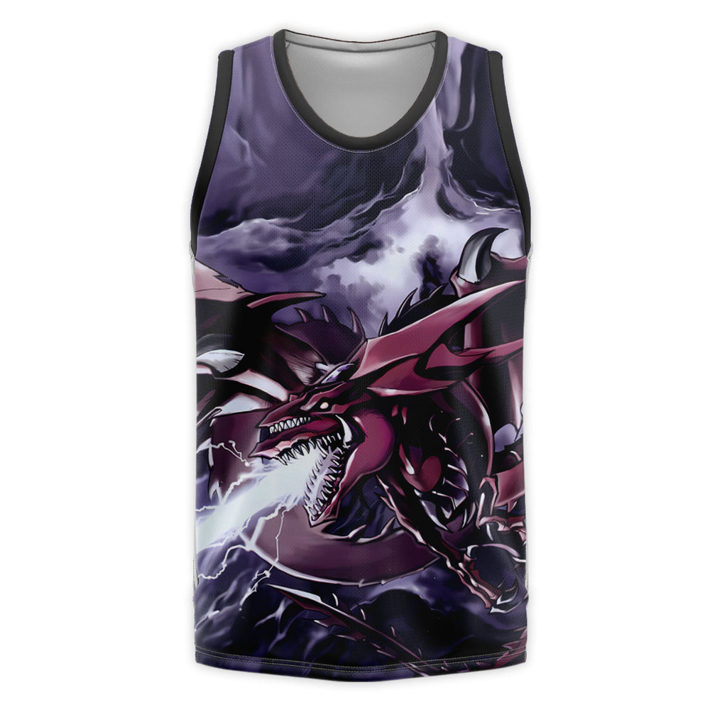 Yugioh Slifer The Sky Dragon Flying And Attacking Darkness Anime Apparel