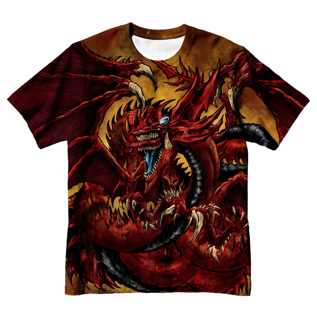 Yugioh Slifer The Sky Dragon Red And Ferocious Anime Apparel