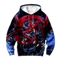 Yugioh Slifer The Sky Dragon Redblack With Lightning Anime Apparel