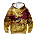 Yugioh Slifer The Sky Dragon Soaring Amidst Golden Lightning Anime Apparel