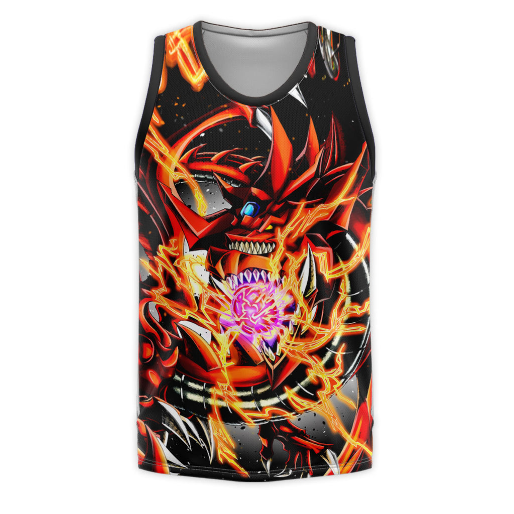 Yugioh Slifer The Sky Dragon With Red And Black Flames Anime Apparel