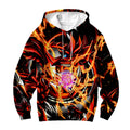 Yugioh Slifer The Sky Dragon With Red And Black Flames Anime Apparel