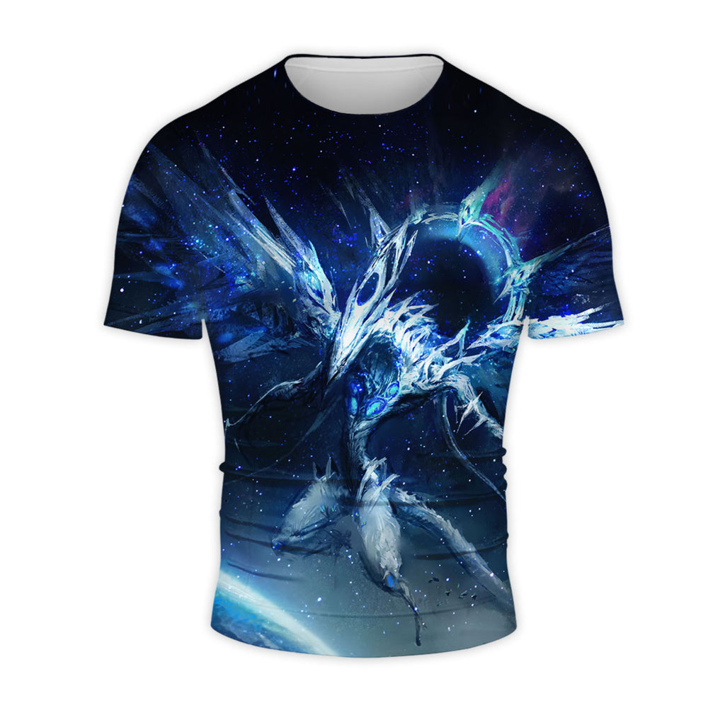 Yugioh Stardust Dragon Flying Through Space Anime Apparel