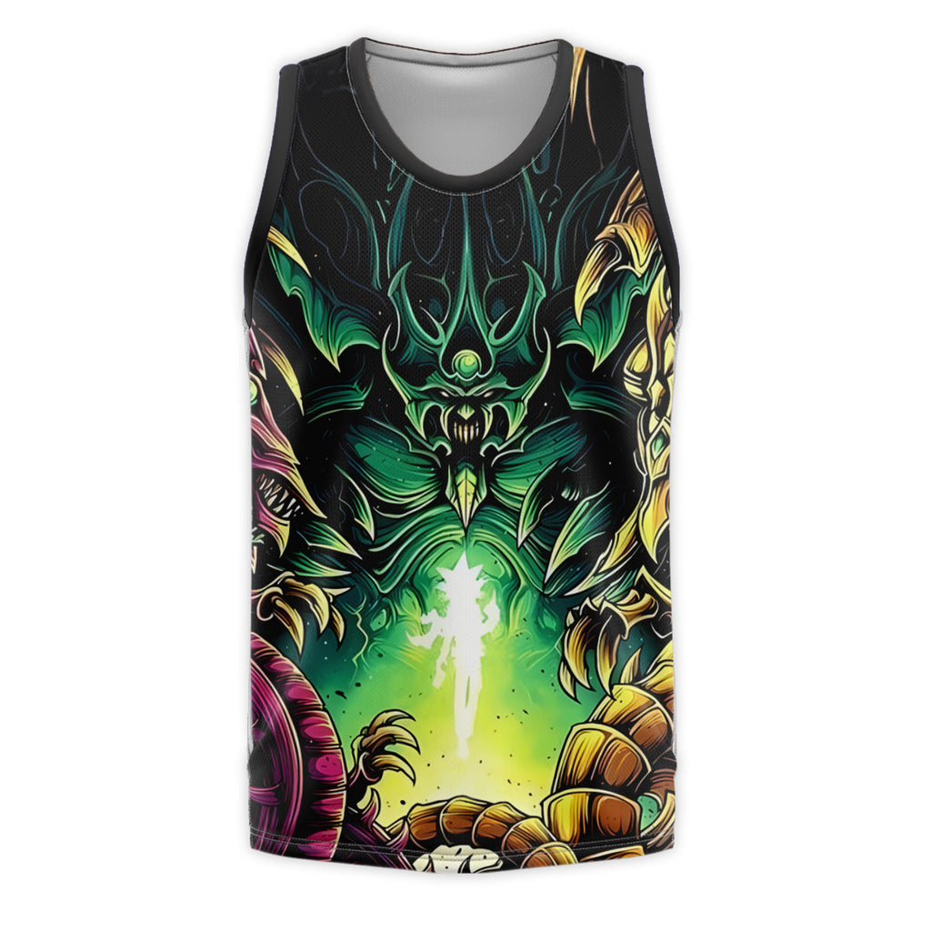 Yugioh The Three Egyptian Gods Clashing In Dark Battle Anime Apparel