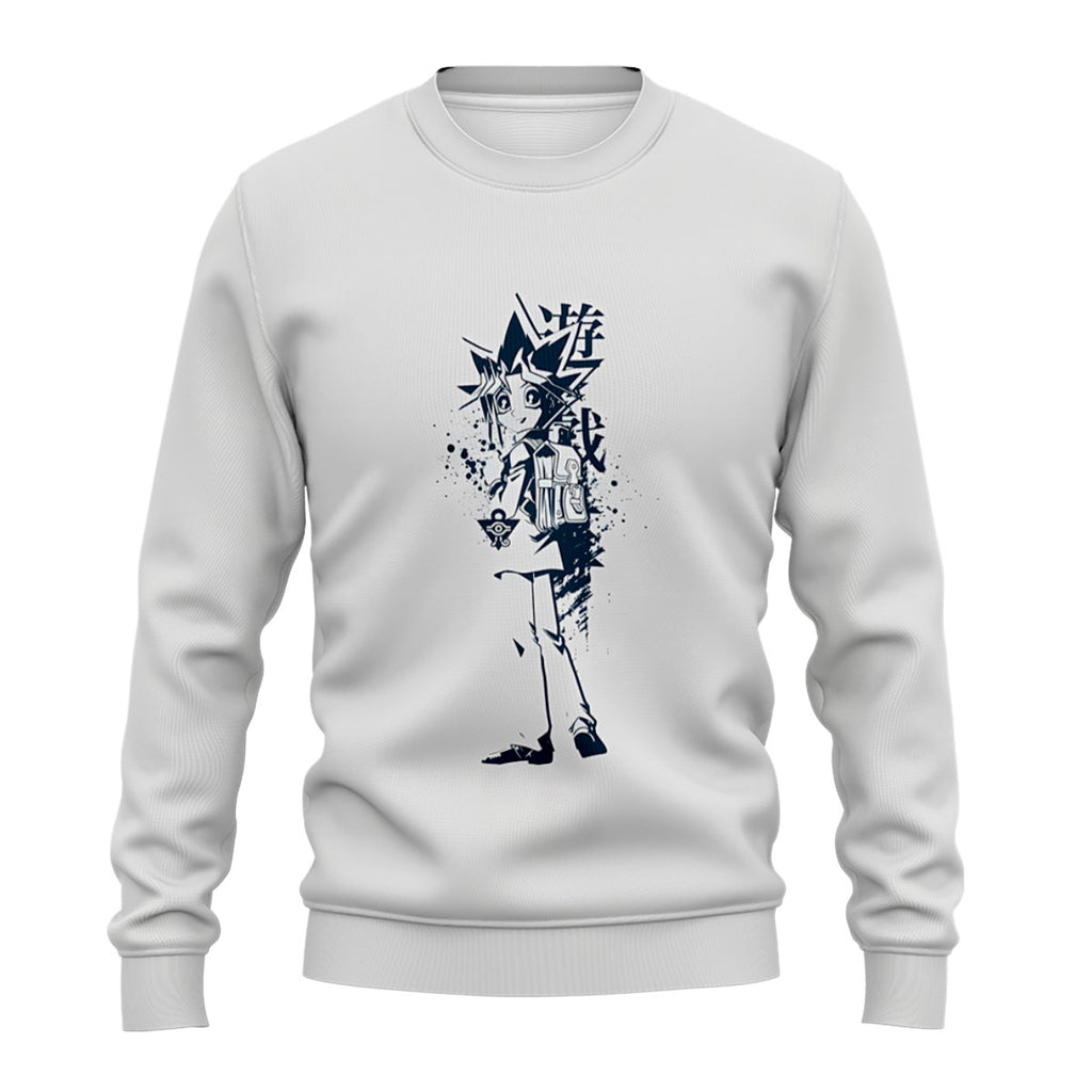 Yugioh Yugi Muto Black Silhouette Standing Anime Apparel