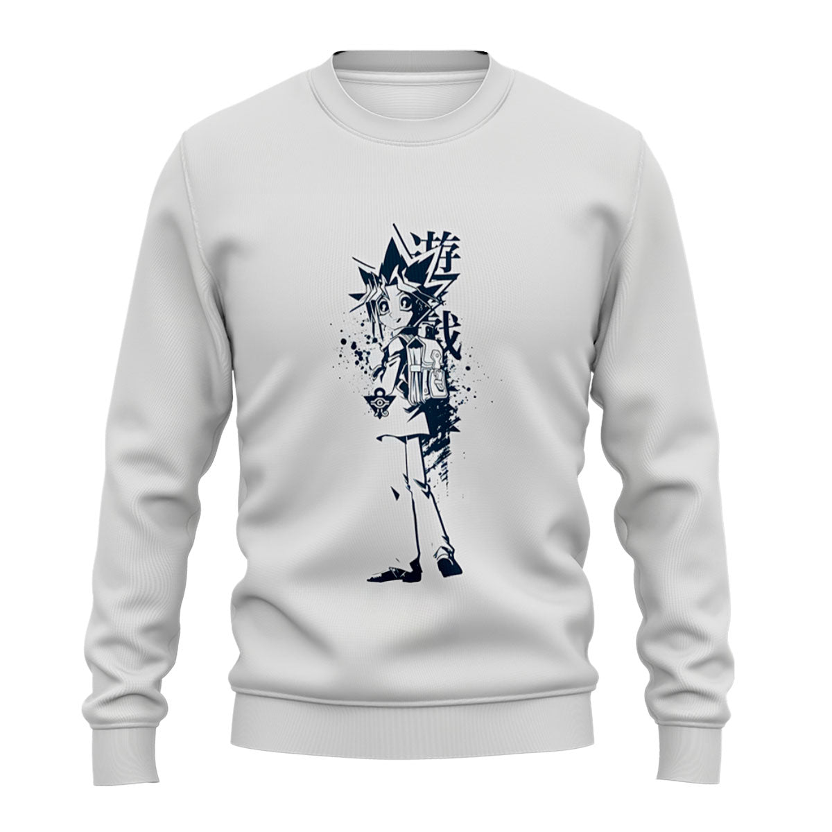 Yugioh Yugi Muto Black Silhouette Standing Anime Apparel