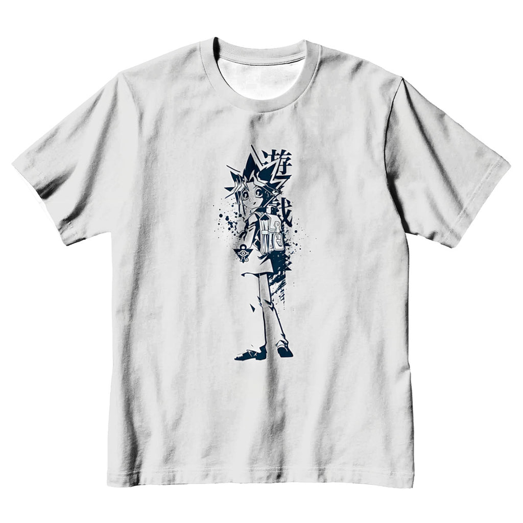 Yugioh Yugi Muto Black Silhouette Standing Anime Apparel