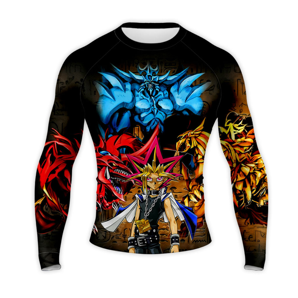 Yugioh Yugi Muto Confronting Powerful Dark Monster Anime Apparel