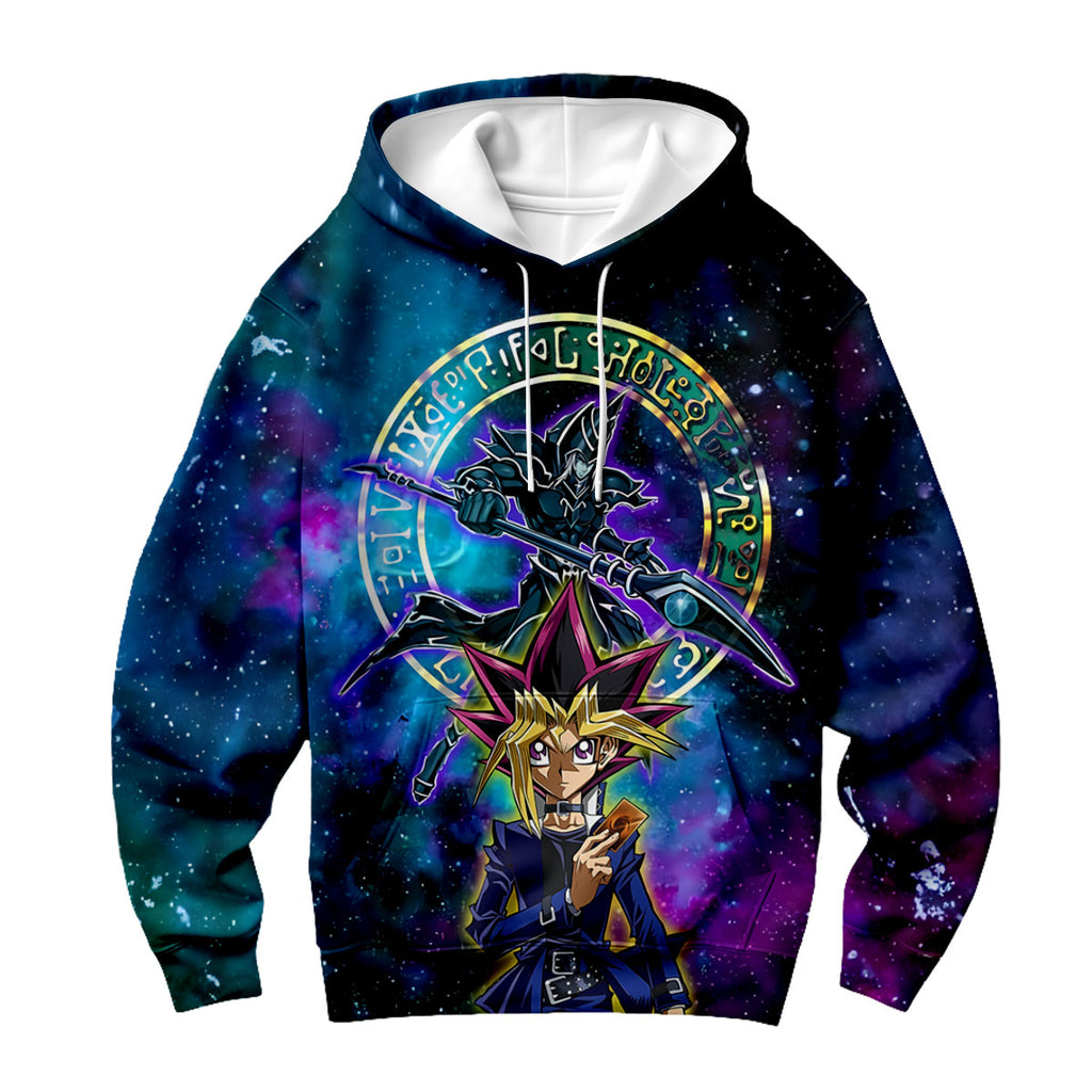 Yugioh Yugi Muto Dark Magician Cosmic Blue Universe Anime Apparel