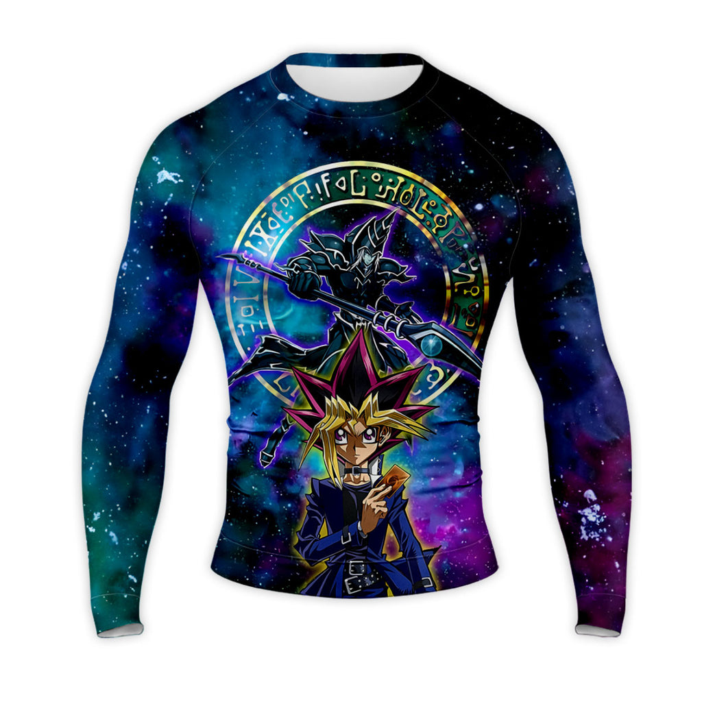 Yugioh Yugi Muto Dark Magician Cosmic Blue Universe Anime Apparel