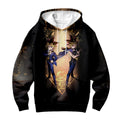 Yugioh Yugi Muto Dark Yugi Standing Amid Ancient Dark Symbols Anime Apparel