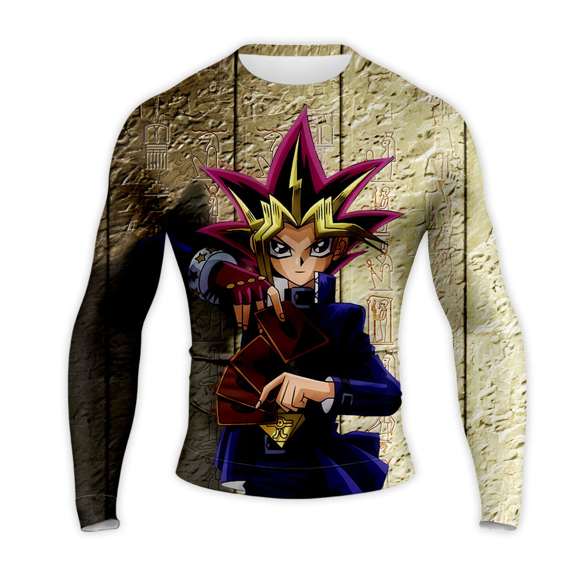 Yugioh Yugi Muto Holding A Game Card Anime Apparel