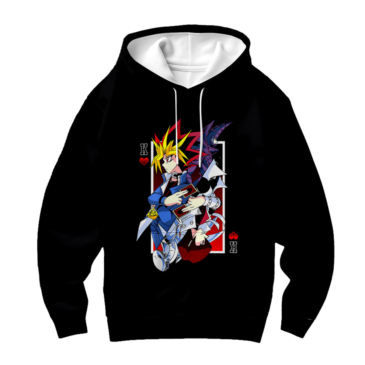 Yugioh Yugi Muto Holding King Of Red Cards Anime Apparel