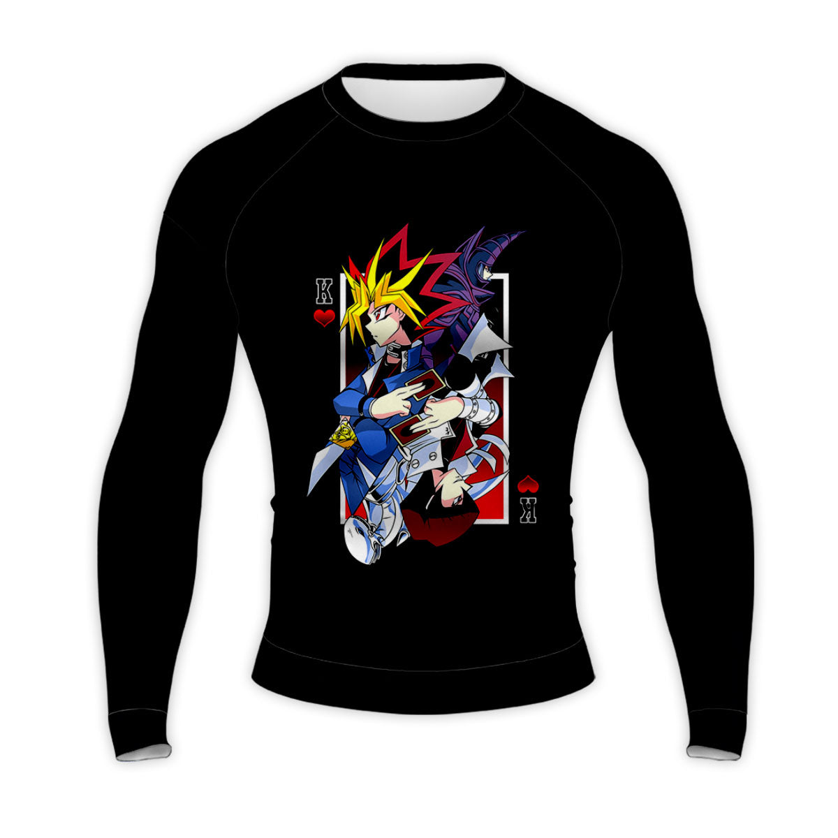 Yugioh Yugi Muto Holding King Of Red Cards Anime Apparel