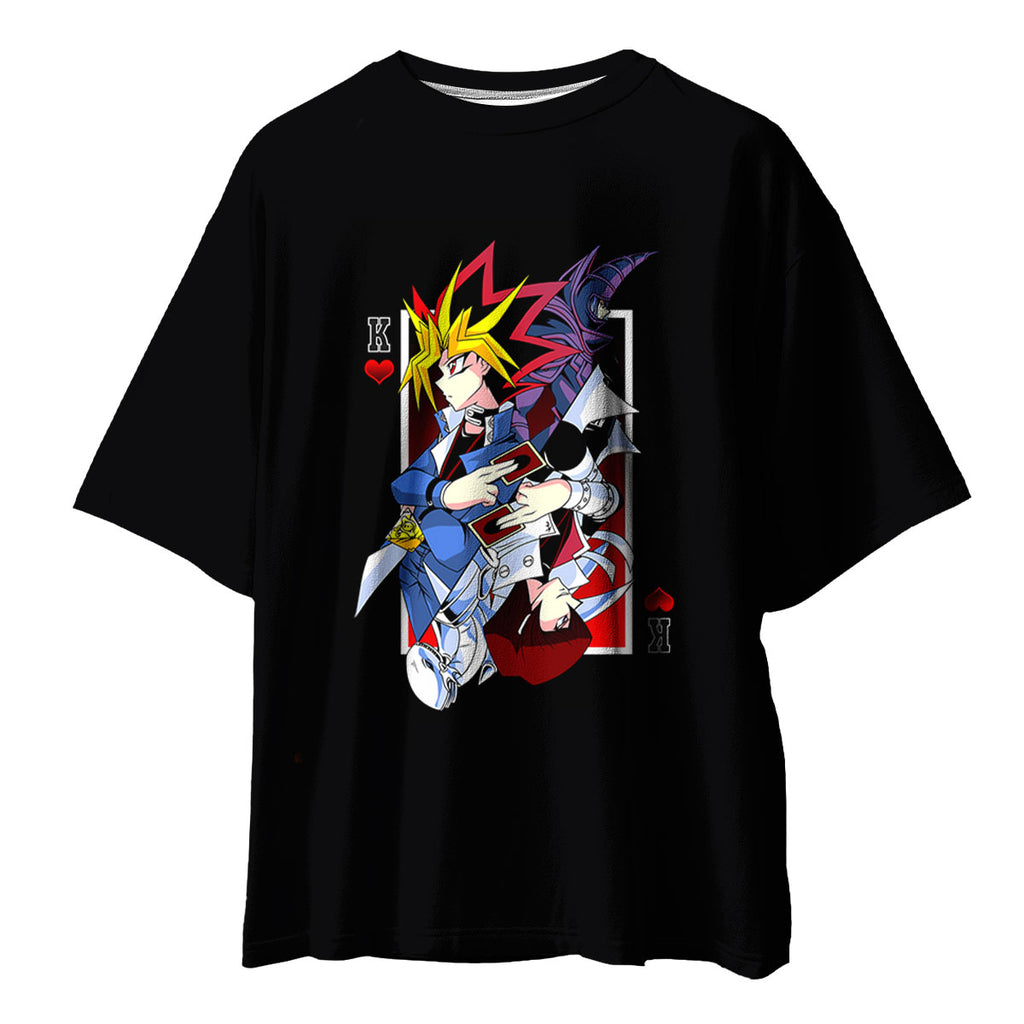 Yugioh Yugi Muto Holding King Of Red Cards Anime Apparel