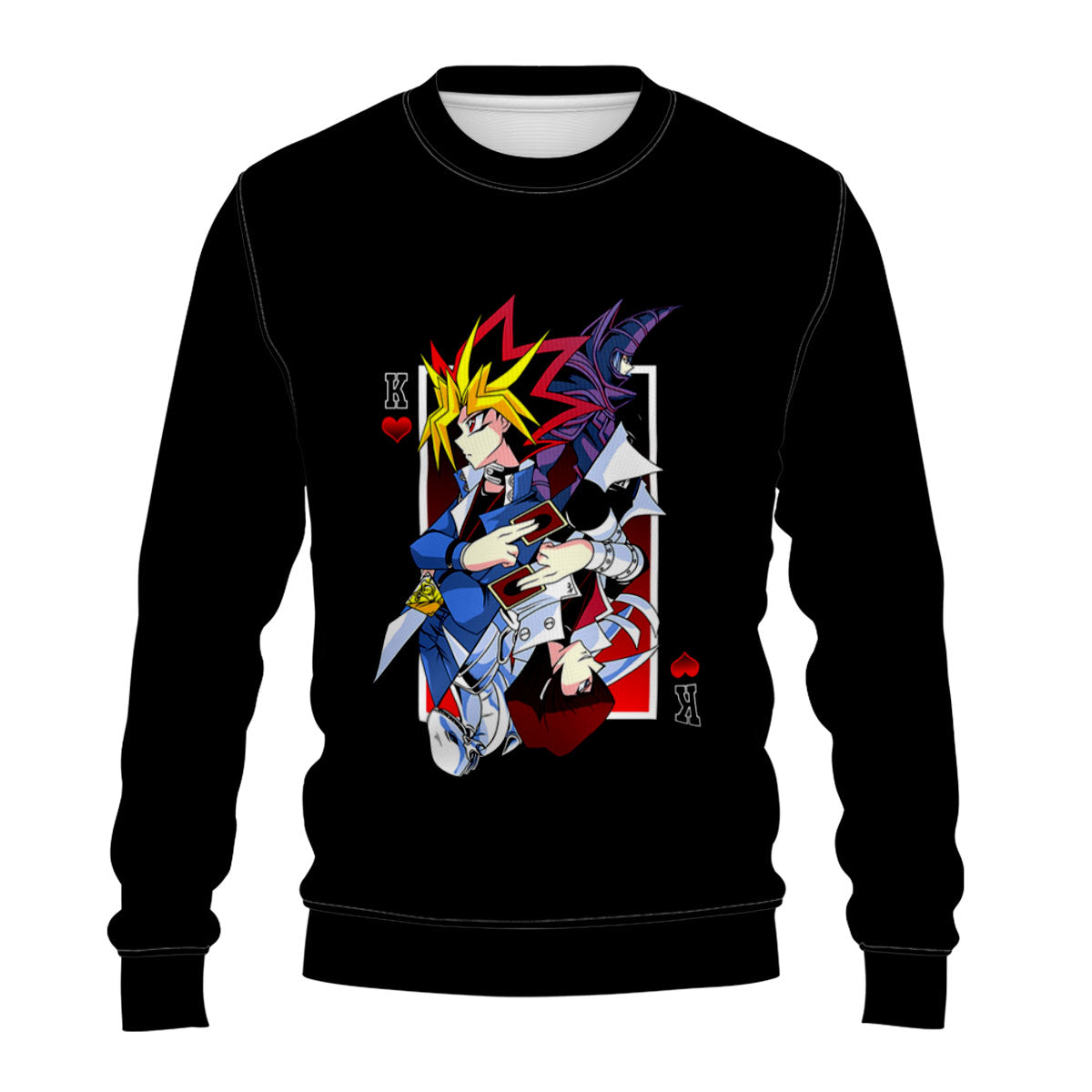 Yugioh Yugi Muto Holding King Of Red Cards Anime Apparel