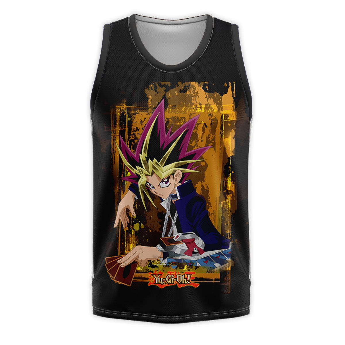 Yugioh Yugi Muto Holding Yellow Card Anime Apparel