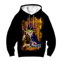 Yugioh Yugi Muto Holding Yellow Card Anime Apparel