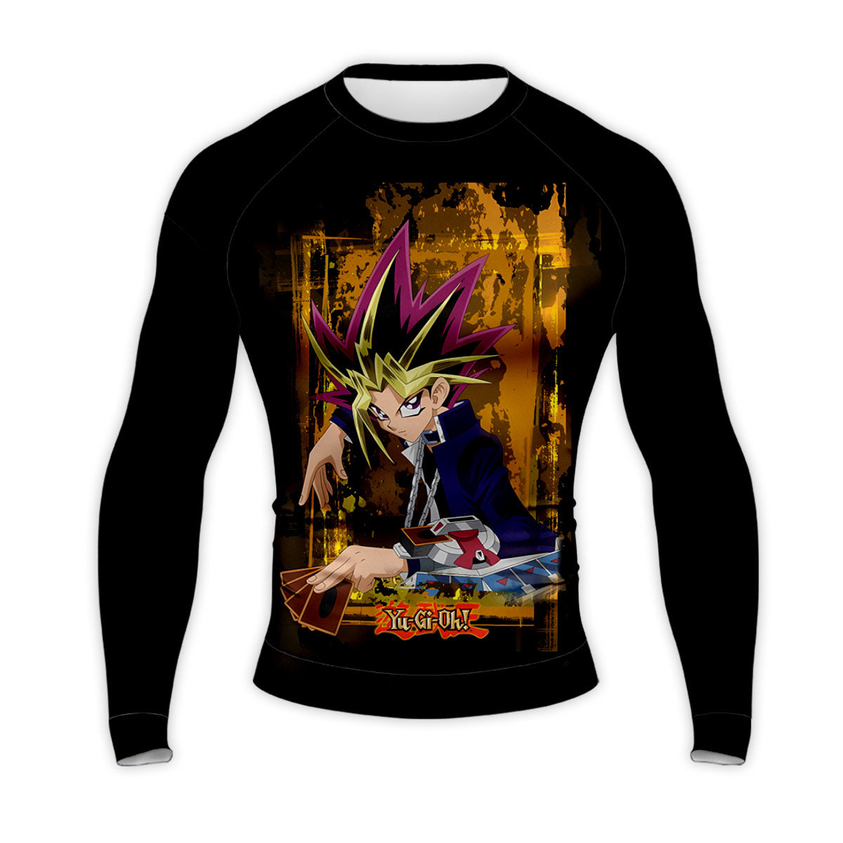 Yugioh Yugi Muto Holding Yellow Card Anime Apparel