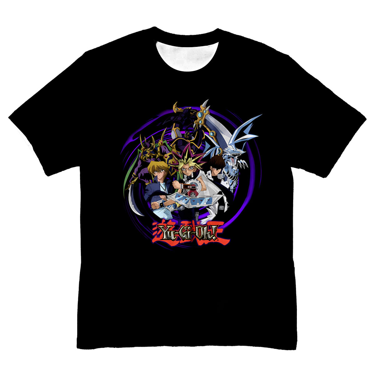 Yugioh Yugi Muto Inside Purple Circle Anime Apparel