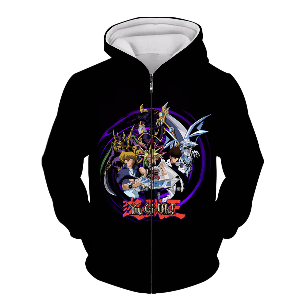 Yugioh Yugi Muto Inside Purple Circle Anime Apparel