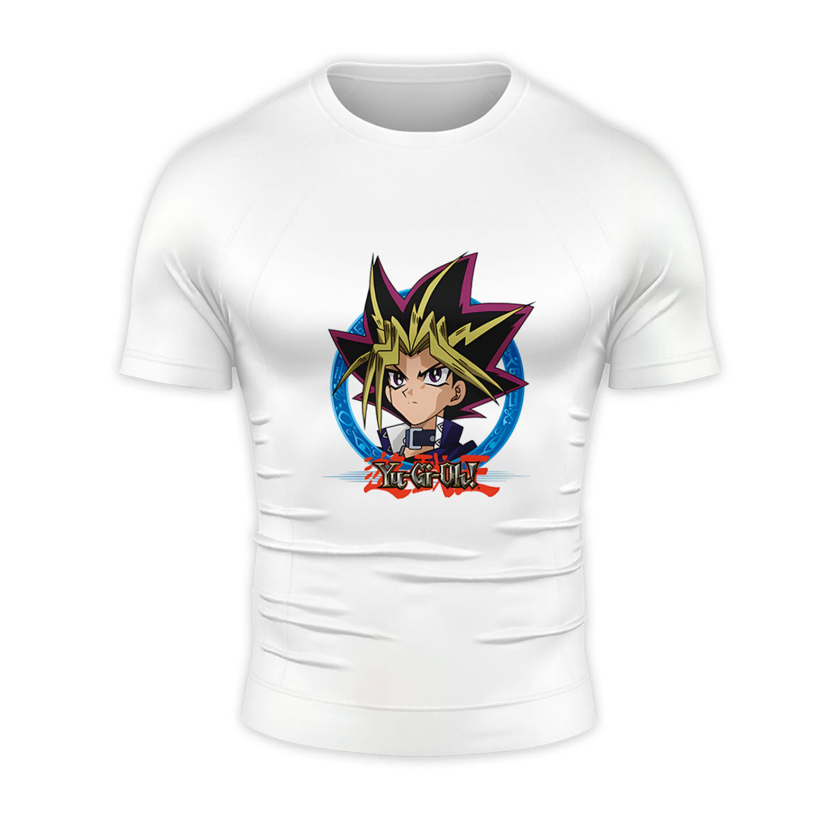 Yugioh Yugi Muto Portrait With Blue Highlights Anime Apparel